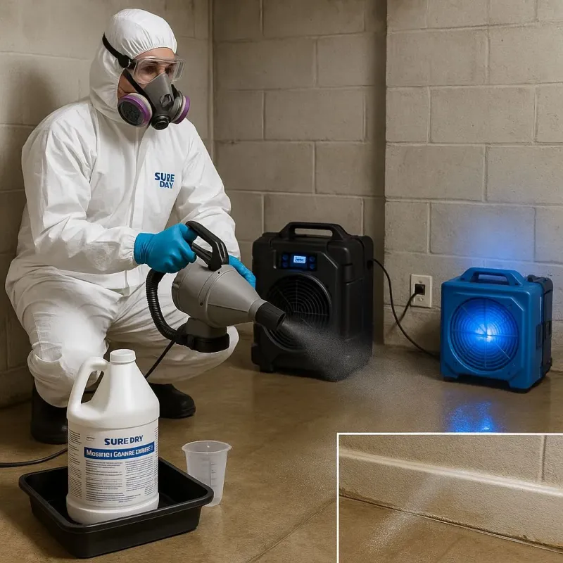 Sanitization and Odor Removal process in Midland, PA