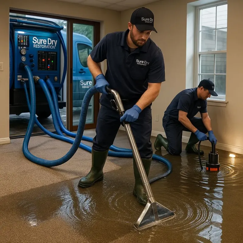 Water Extraction and Removal process in Midland, PA